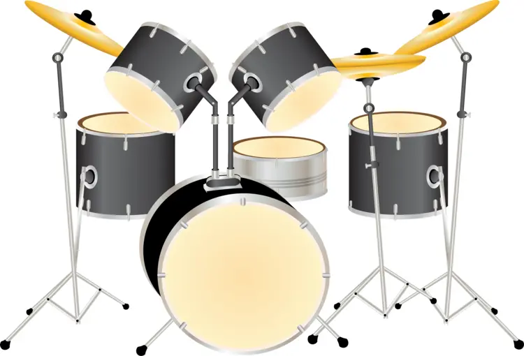 Full Drum Kit Illustration
