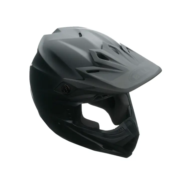 Black and Grey Motorcycle Helmet