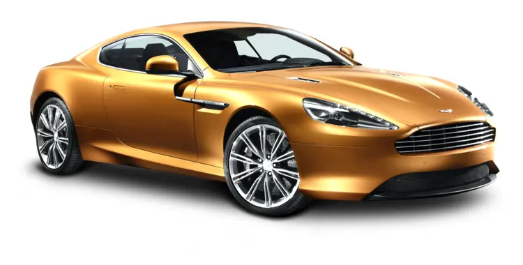 Luxury Golden Sports Car