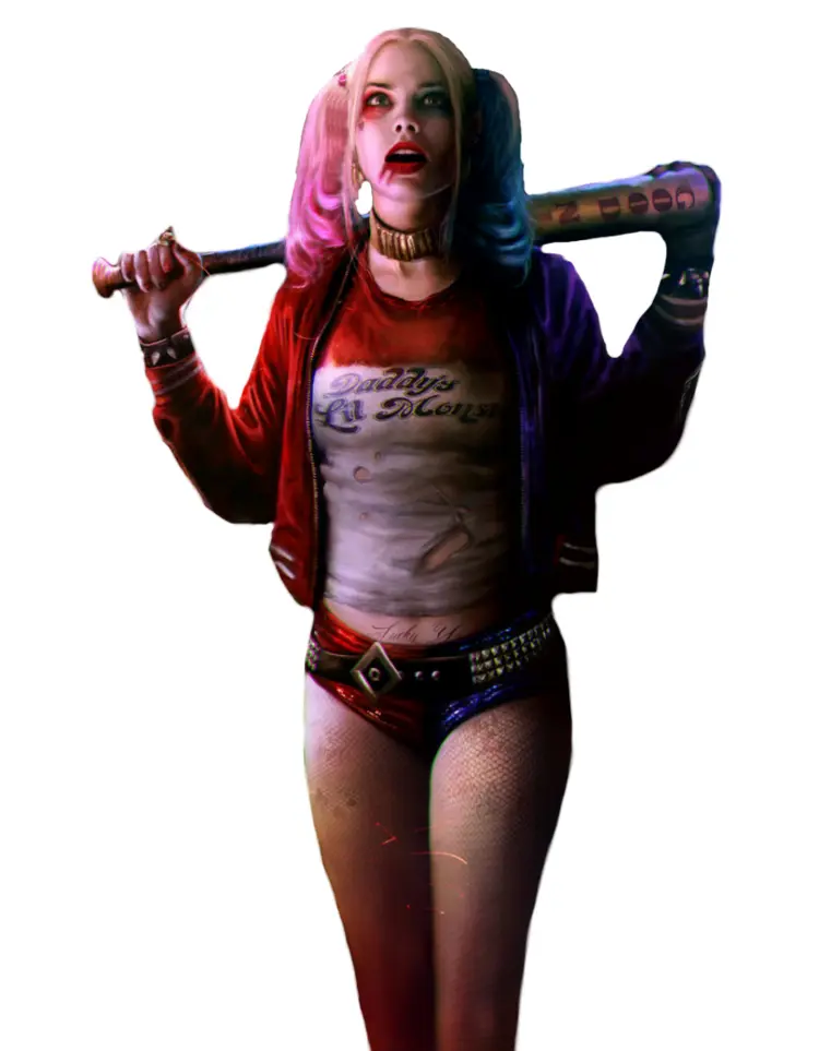Harley Quinn with Bat in Hand