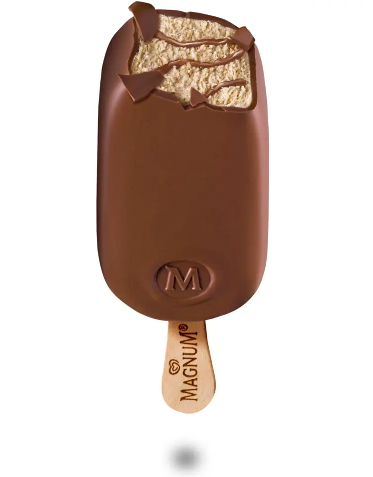 Chocolate Ice Cream Bar with Bite