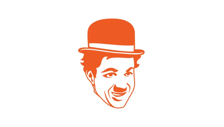 Smiling Man with Bowler Hat and Mustache