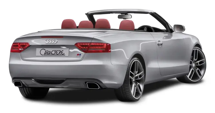 Silver Convertible Audi Cabriolet