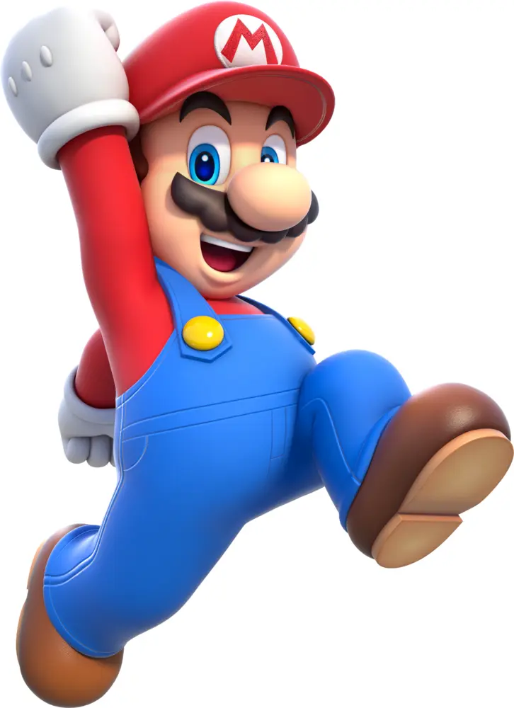 Jumping Mario Character