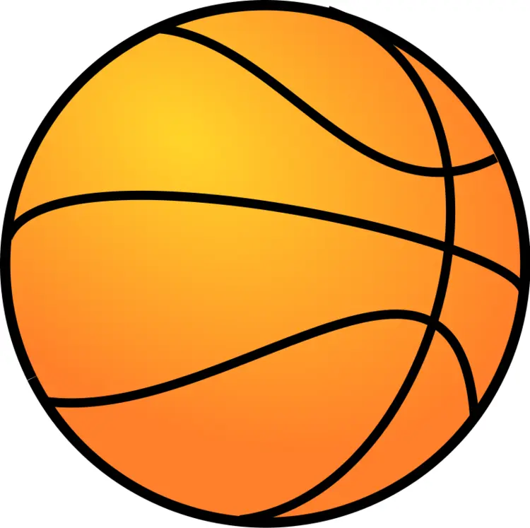 Orange Basketball Illustration