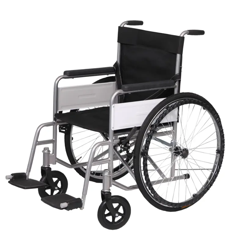Silver Wheelchair for Mobility Assistance