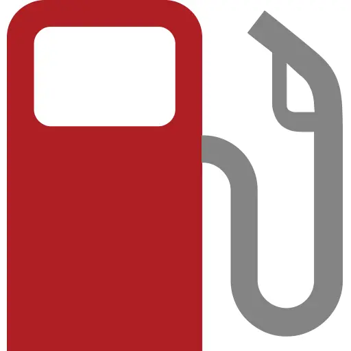 Red Fuel Pump Icon