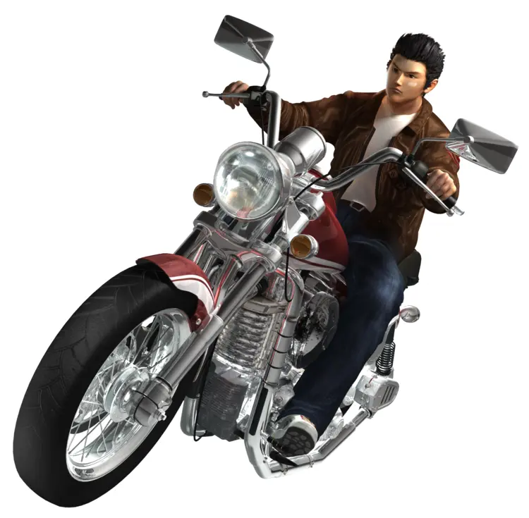 Animated Cartoon Motorcycle