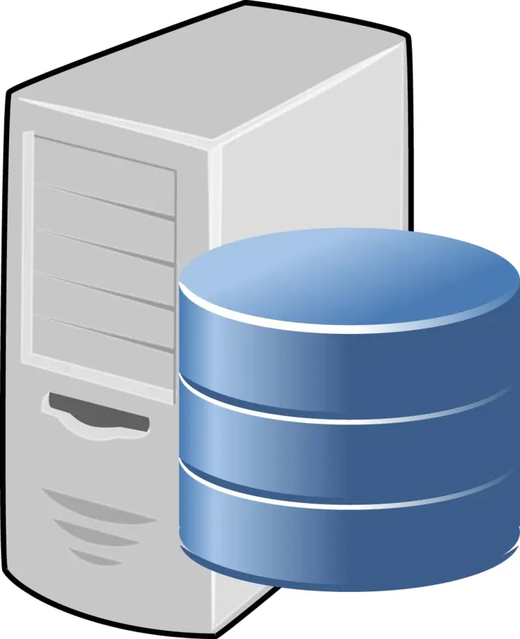 Computer Server with Database Storage