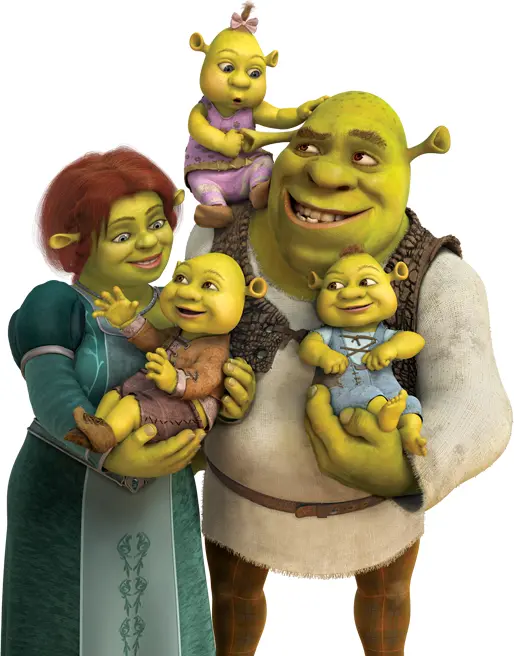 Green Ogre Family from Animation