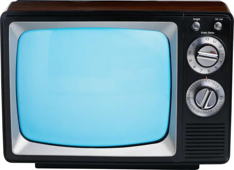 Retro Vintage TV with Dials