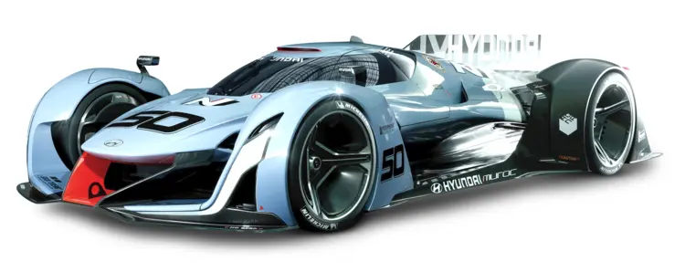 Futuristic Hyundai Concept Car