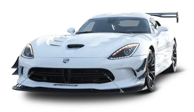 White Dodge Viper Sport Car