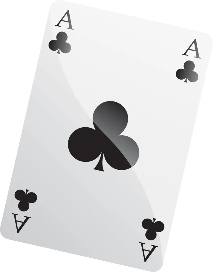 Ace of Clubs Playing Card