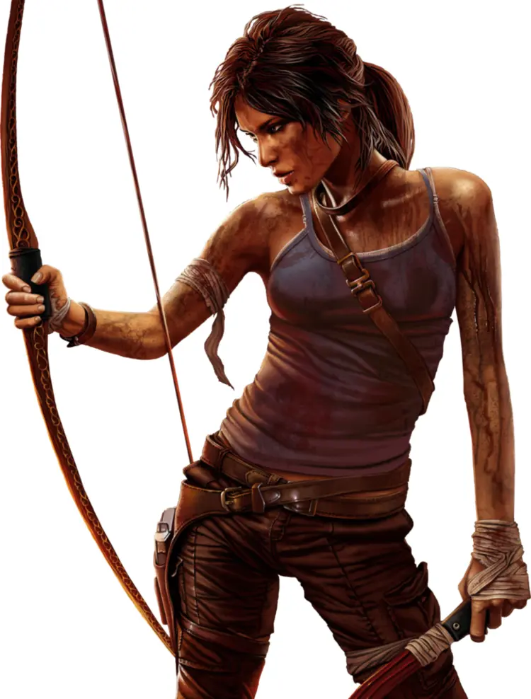 Female Archer in Action Pose
