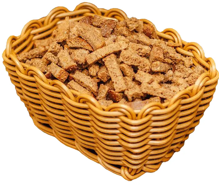 Brown Bread Crumbs in Basket