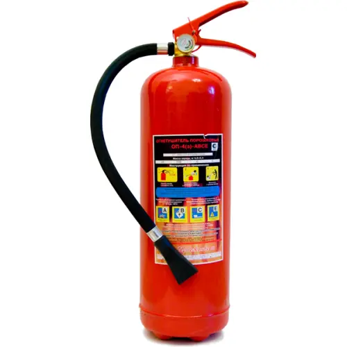 Red Fire Extinguisher for Safety