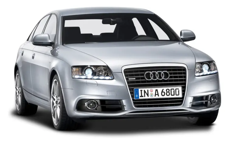 Modern Silver Sedan