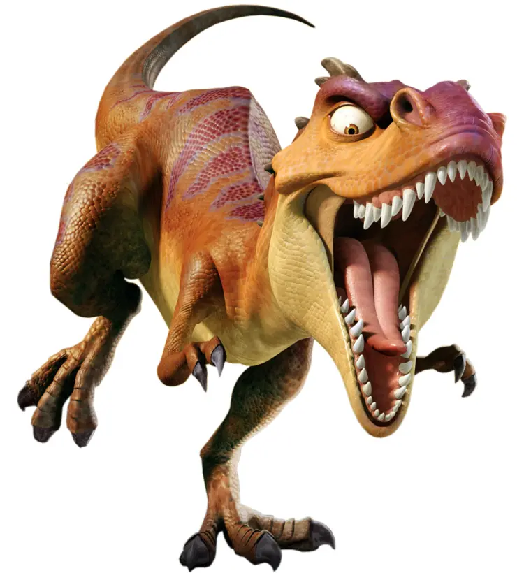 Ferocious Animated Dinosaur