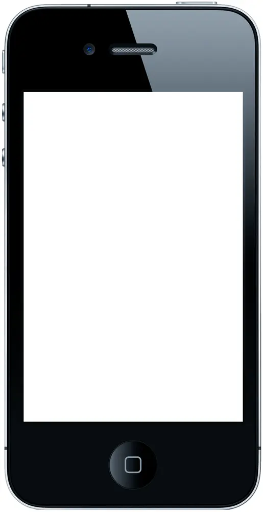 Black iPhone with Blank Screen