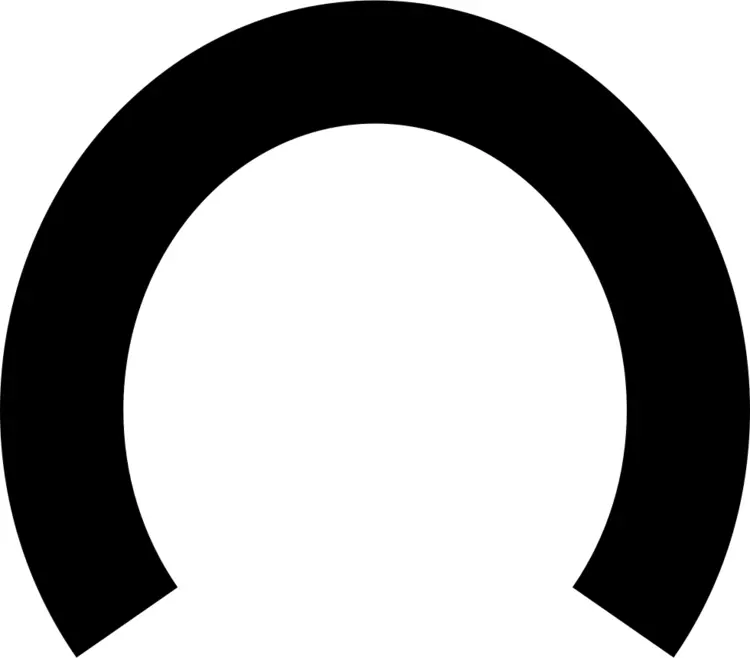 Black Horseshoe Symbol