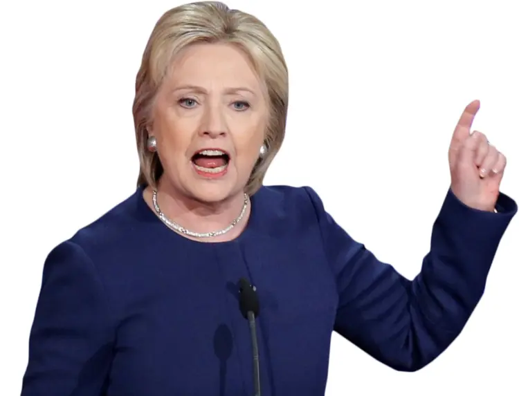 Woman Speaking with Gesture