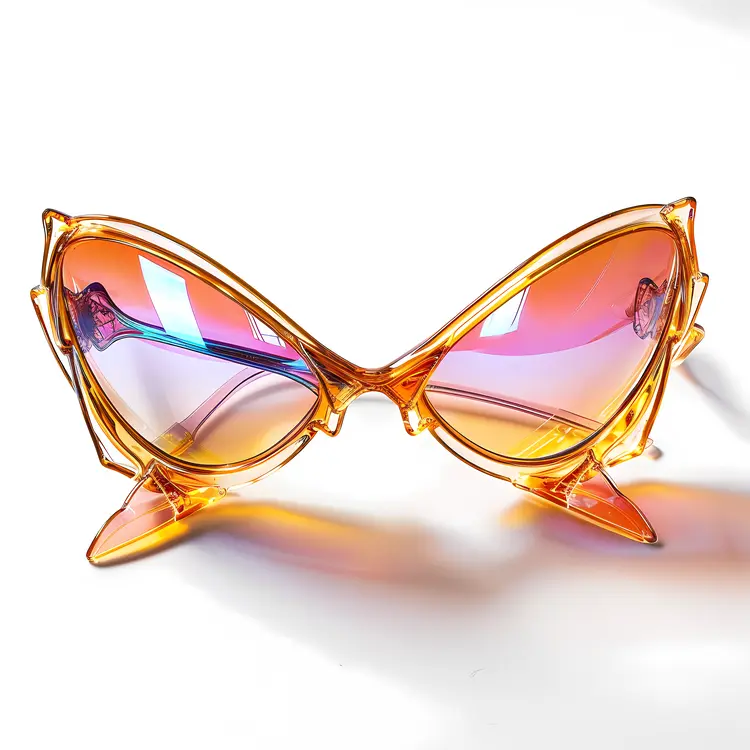 Stylish Orange Sunglasses for Summer