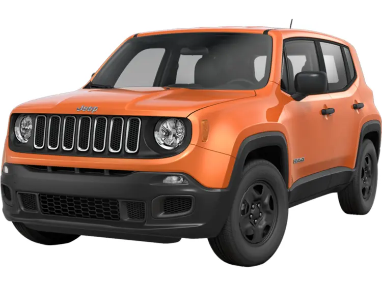 Orange Jeep Renegade