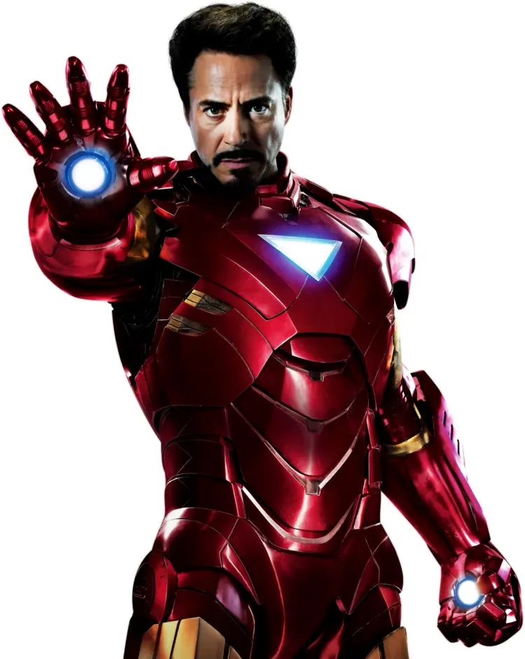 Iron Man in Red and Gold Suit