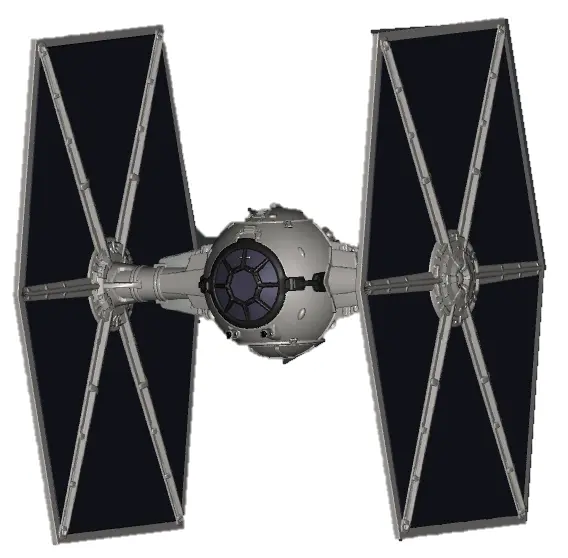 TIE Fighter in Space