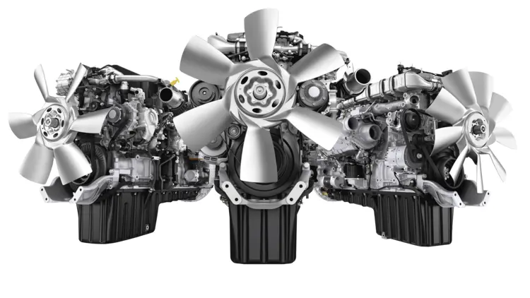 Silver Engine with Cooling Fan