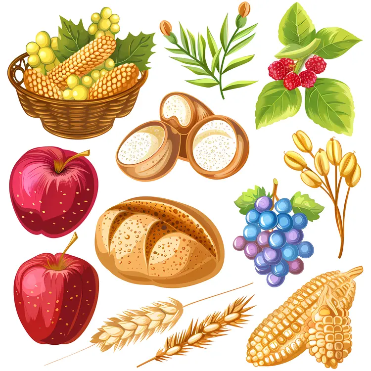 Assorted Fruits and Grains