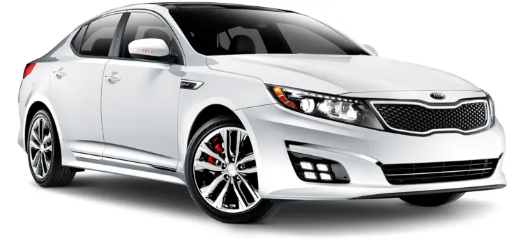 White Luxury Sedan Car