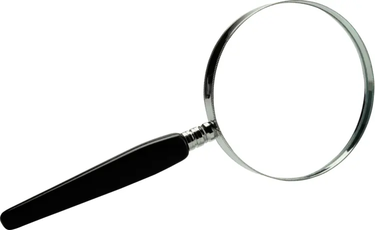 Magnifying Glass with Black Handle
