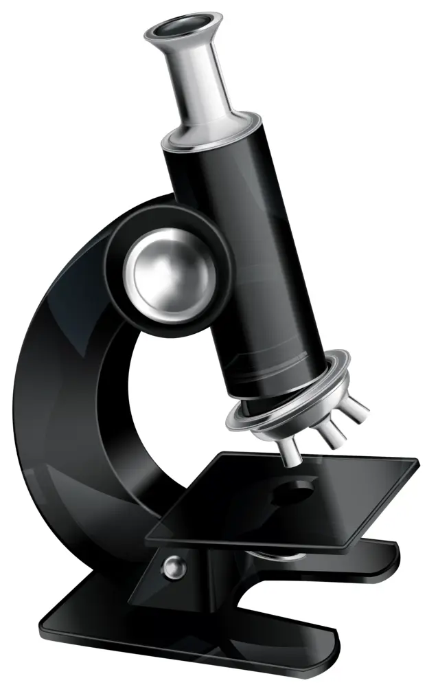 Black Microscope for Scientific Research