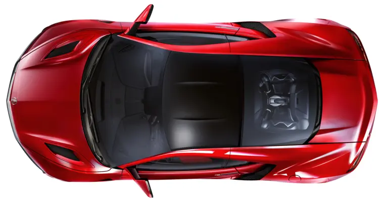 Red Ferrari Luxury Sports Car