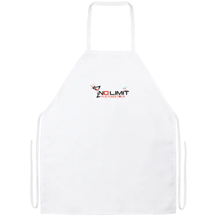 White Apron with NO LIMIT Logo