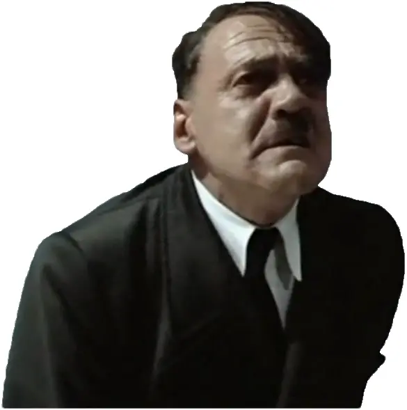 Serious Man in Black Suit