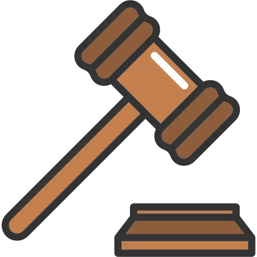 Simple Brown Gavel