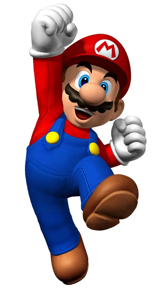 Jumping Mario Character