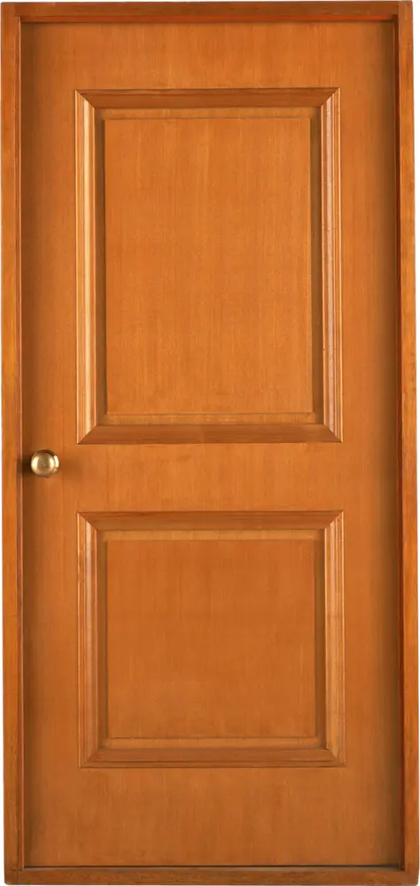 Closed Wooden Door for Home Interiors