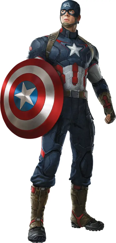 Captain America Ready for Battle
