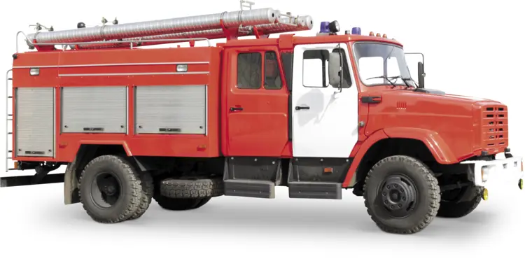 Red Fire Truck for Emergency Rescue