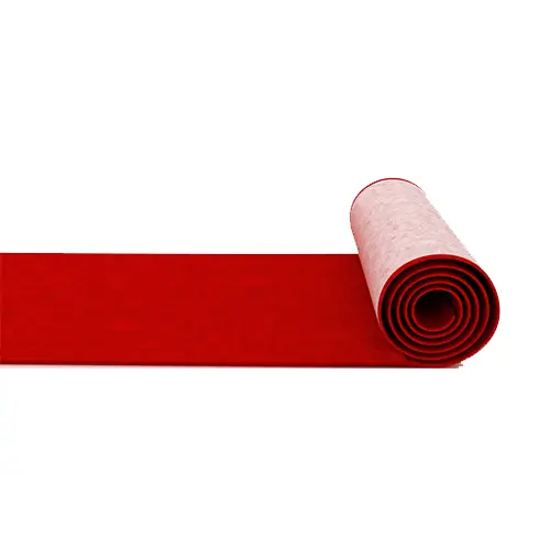Unrolled Red Carpet