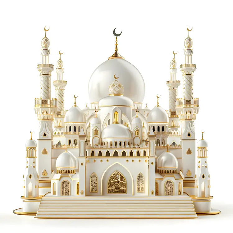 Beautiful White Mosque