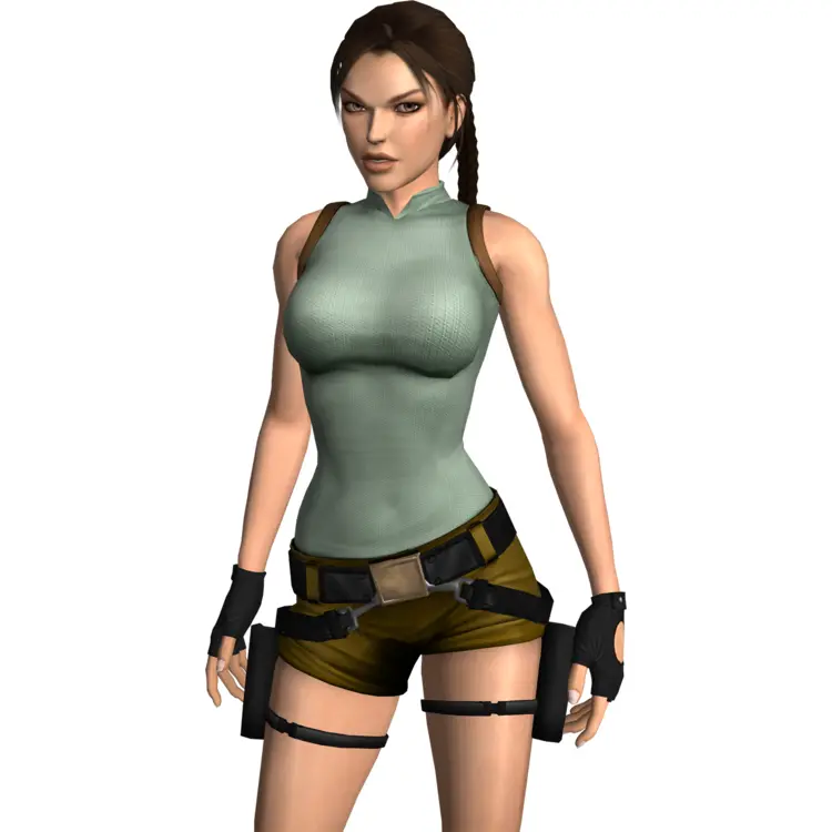 Ready Woman in Adventure Gear Standing