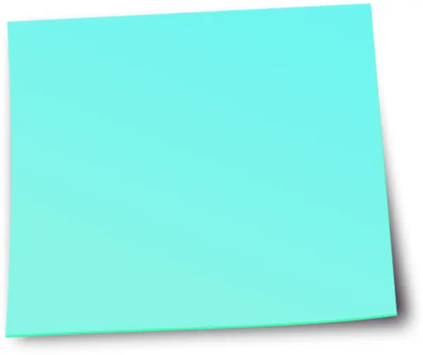 Light Blue Sticky Note