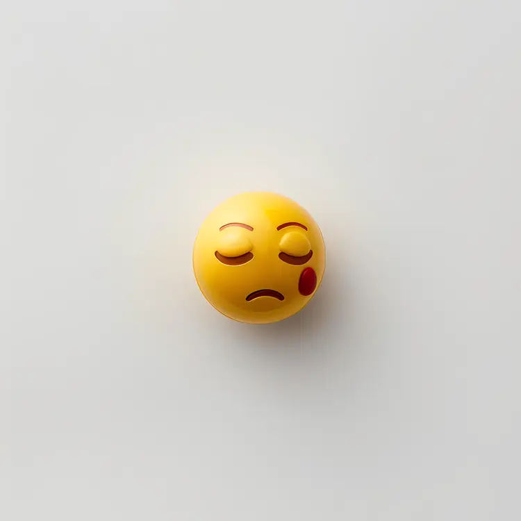 Sad Yellow Emoji Face