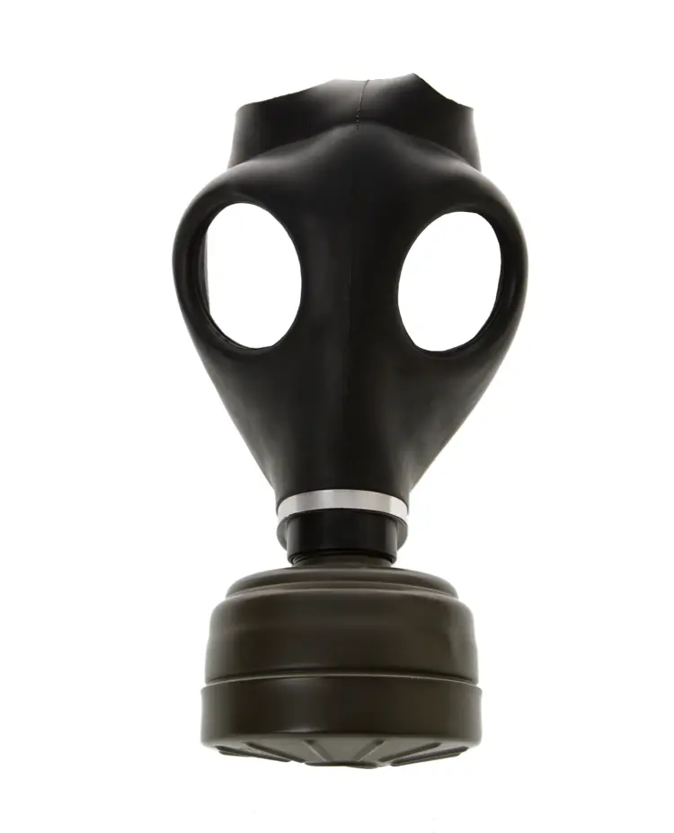 Black Gas Mask for Protection