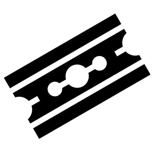 Black Razor Blade for Shaving